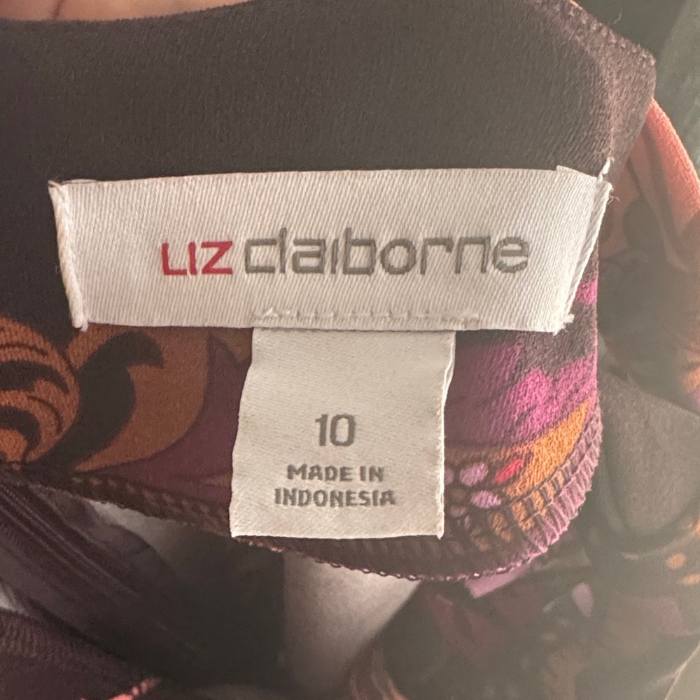 Liz Claiborne Purple and Pink Dress